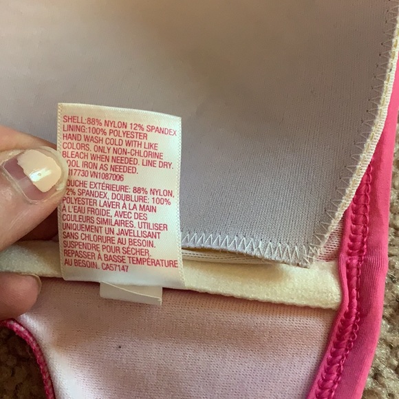 Pink Ruched Strapless Bikini Top - Picture 9 of 9